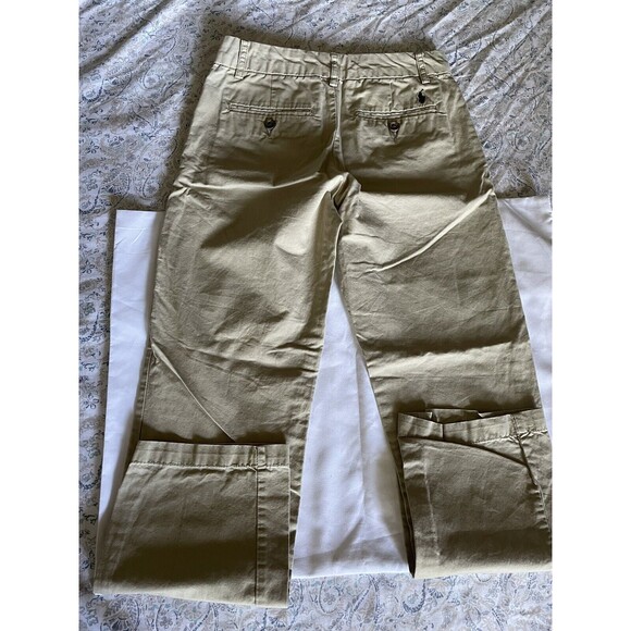 Polo Ralph Lauren Boys Chino Tan Pants Flat Front Size 10 - Picture 9 of 10